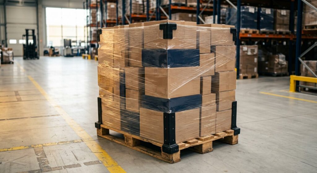 electronics heavy returns pallet — original Palletoryx product photograph