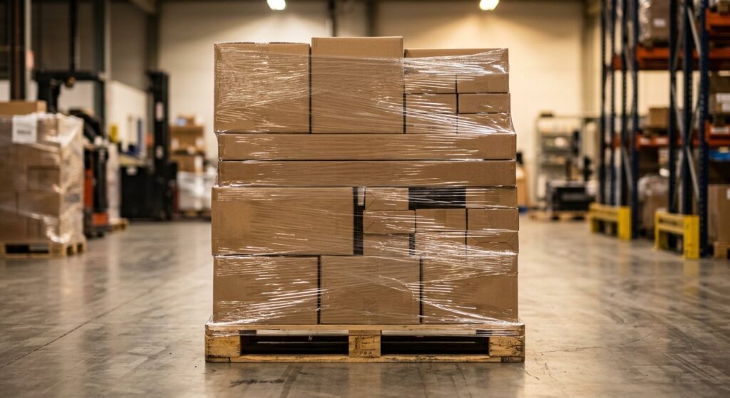 AI-generated illustration of Home Entertainment & Audio Equipment Pallet; not actual stock